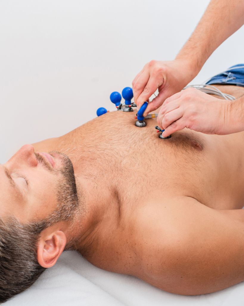 βραδυκαρδία  man in cardiologist